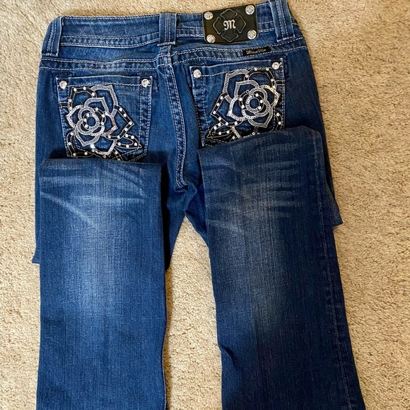 Miss Me Boot Cut Jeans - Picture 1 of 8